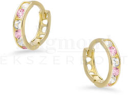  14 karátos arany gyerek karika fülbevaló - átm. 12 mm (AU14294) AU14294