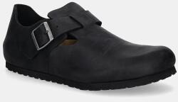 Birkenstock nubuk cipő London - fekete Férfi 45