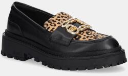 Liu Jo bőr mokaszin RUMI 34 - fekete Női 39