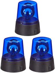 Relaxdays Set de 3 piese cu lumină albastră LED (10134320)