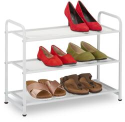 Relaxdays Suport pentru pantofi din metal alb (10134193) Pantofar