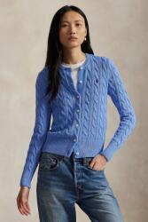 Ralph Lauren pamut kardigán - kék M