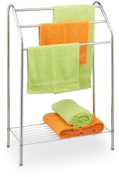Relaxdays Suport pentru prosoape cu 3 brațe și raft (10133902)