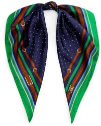 Lauren Ralph Lauren selyem kendő - sötétkék Univerzális méret - answear - 51 990 Ft