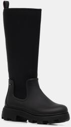 Tommy Hilfiger gumicsizma FLAG LONG RAINBOOT WARM LINING - fekete Női 40