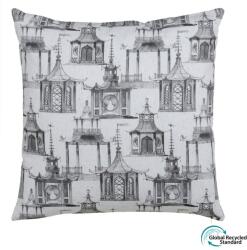 BigBuy Pernă Poliester 60 x 60 cm 100 % bumbac Căsuță