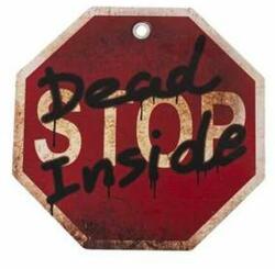 My Other Me Decorațiune pentru Halloween My Other Me Stop Dead Inside 24 x 0, 5 x 24 cm