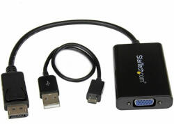 StarTech Adaptor DisplayPort la SVGA Startech DP2VGAA Negru