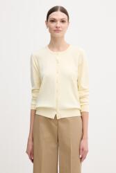 United Colors of Benetton pamut kardigán - sárga XS