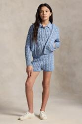 Ralph Lauren gyerek pamut rövidnadrág - kék 136-142