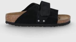 Birkenstock papucs velúrból Kyoto - fekete Női 41