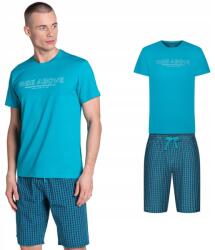 Henderson Férfi pizsama Henderson Dojo 38883-69X króm méret r XL (38883-69X)