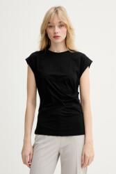 BOSS pamut póló Epka - fekete XS