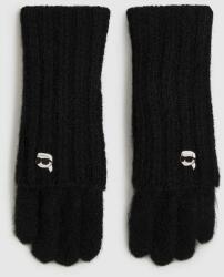 Karl Lagerfeld kesztyűk - fekete M - answear - 24 490 Ft