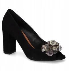 Deoni Czółenka Deoni D102 Fekete velúr 37 (D102)