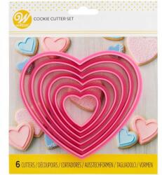 Wilton Lyukasztók Wilton 6 db Szív (02-0-0115)