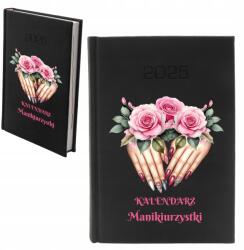  Könyvnaptár A5 2026 Fekete Manikűrös Napi Tervező (8018319 kalendarz)