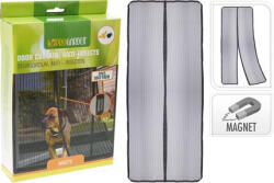  Szúnyogháló ajtóra - mágneses - 5x210cm fekete (CY5910600) (PE-8855)