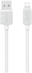 USAMS Kábel USAMS KY Series US-SJ689 2.4A USB-A to Lightning 1m fehér (SJ689USB02)