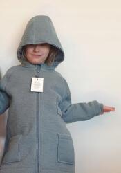  Halfen párolt gyapjúból készült gyerek kabát