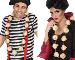 BigBuy Colier Galben Halloween