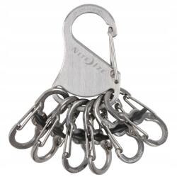 Nite Ize Kulcstartó karabiner Nite Ize KeyRack Locker Steel S-Biner (094664028272)