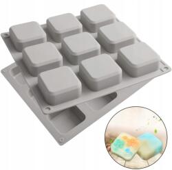 Senzi Cosmetics Senzi Szilikon Sütőforma 9x Négyzet Keksz Zselé MF-009 (MF-009)