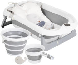 Cangaroo Balena Összecsukható Babakád szett - Szürke