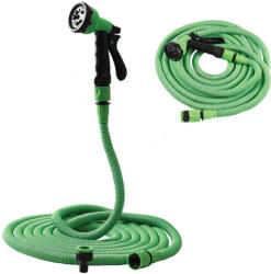 Strend Pro Locsolótömlő nyúló-zsugorodó 1/2" - 3/4" 7, 5m - 22, 5m + 8 funkciós locsolópisztoly (256265)