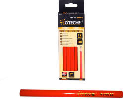 Hoteche Ácsceruza 18cm fára papírra kartonra piros Hoteche (12db/csomag) (424012)