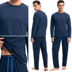 Henderson Férfi pizsama Henderson Pamut szett Laza szabás Stílus és kényelem L (43455-59X)