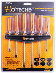 HOTECHE Csavarhúzó készlet 6 részes falitartóval Hoteche (241206)