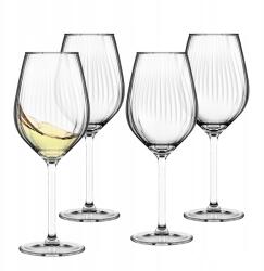 Altom Design Fehérboros pohár szett Altom Plisse 380 ml 4 db K3 (0103006661)