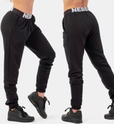 NEBBIA - Női fekete melegítőnadrág ICONIC 408 (black) (S) - NEBBIA