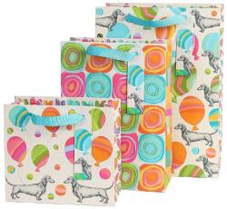 ARTEBENE ajándéktasak (18x25x8 cm ) színes nagy körök (6) (206483)