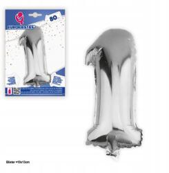  Ouda Party -34 inch-es ezüst digitális fólia lufi 1