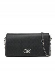Calvin Klein Ck Calvin Klein Eredeti Postás Táska Válltáska, Fekete