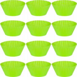 Kamaju Szilikon Muffin Formák Muffin Zöld 12 Db (AK ZESTAW KAMAJU 001)