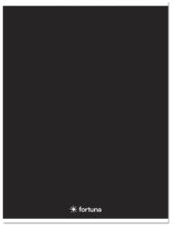 Fortuna Füzet kockás FORTUNA Monocolor A/5 32 lapos 27-32 fekete (01.08666) - fotoland