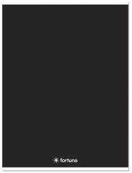 Fortuna Füzet kockás FORTUNA Monocolor A/4 32 lapos 87-32 fekete (01.08652) - fotoland