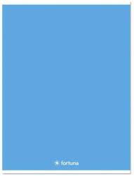 Fortuna Füzet kockás FORTUNA Monocolor A/4 32 lapos 87-32 kék (01.08653) - fotoland