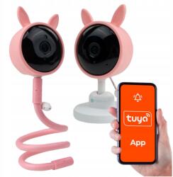 Ecolight Bébiőr Elektronikus kamera Nyúl WiFi vezérlés Tuya alkalmazás 2x (MW61442)