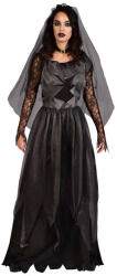 Amscan Halott menyasszony Black felnőtt jelmez S (DPA9908358)