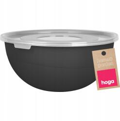 Hoga Konyhai Tál Fedővel Fagyasztó Ételtál Műanyag Fekete 2L (HG102001 CZARNA)