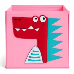 Kids Collection Filc Játéktároló 30X30X30 CM Rózsaszín Sárkány (170492560 -dragon)