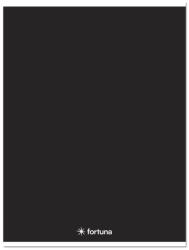 Fortuna Füzet kockás FORTUNA Monocolor A/4 32 lapos 87-32 fekete (01.08652) - papir-bolt