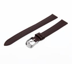  Karóra szíj, sötétbarna ezüst színű, 75+115/14 mm XL (6516-4)