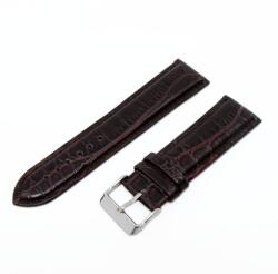  Karóra szíj, sötétbarna, 75+115/22 mm (6484-9)