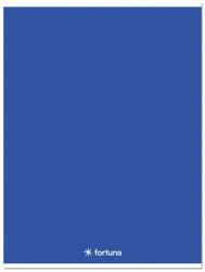 Fortuna Füzet kockás FORTUNA Monocolor A/4 32 lapos 87-32 sötétkék (01.08663) - papir-bolt