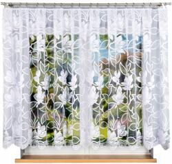 Firany24 Jacquard mintás függöny 23338 400x150cm egyenes (kész) szegéllyel (Wzór 23338 400x150cm)